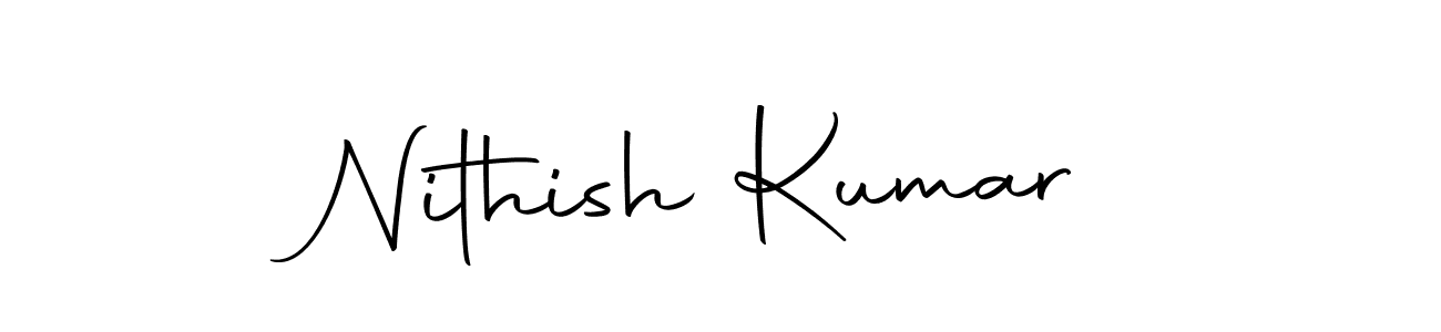 Nithish Kumar stylish signature style. Best Handwritten Sign (Autography-DOLnW) for my name. Handwritten Signature Collection Ideas for my name Nithish Kumar. Nithish Kumar signature style 10 images and pictures png