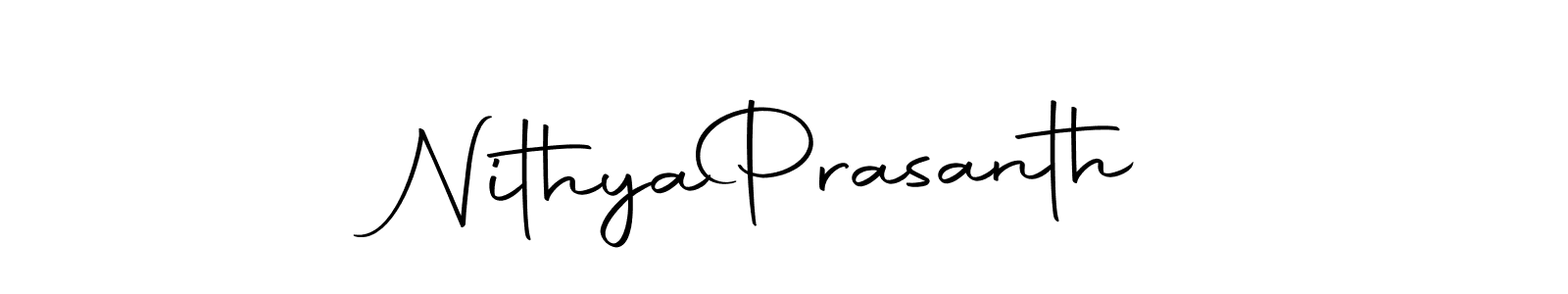 How to make Nithya  Prasanth signature? Autography-DOLnW is a professional autograph style. Create handwritten signature for Nithya  Prasanth name. Nithya  Prasanth signature style 10 images and pictures png