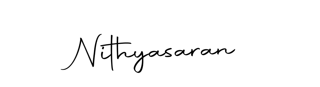 You can use this online signature creator to create a handwritten signature for the name Nithyasaran. This is the best online autograph maker. Nithyasaran signature style 10 images and pictures png