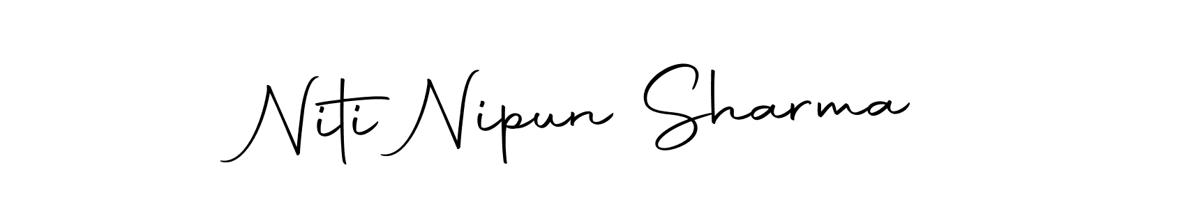 How to make Niti Nipun Sharma signature? Autography-DOLnW is a professional autograph style. Create handwritten signature for Niti Nipun Sharma name. Niti Nipun Sharma signature style 10 images and pictures png