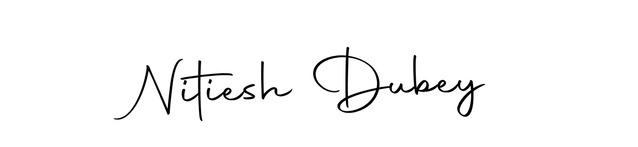 Nitiesh Dubey stylish signature style. Best Handwritten Sign (Autography-DOLnW) for my name. Handwritten Signature Collection Ideas for my name Nitiesh Dubey. Nitiesh Dubey signature style 10 images and pictures png