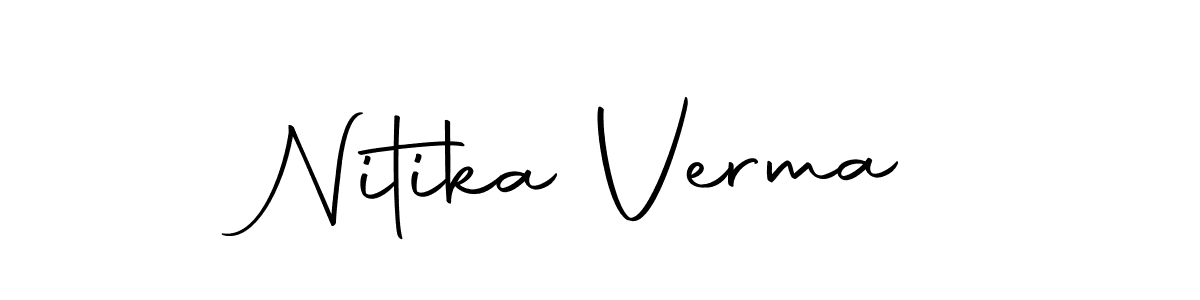 This is the best signature style for the Nitika Verma name. Also you like these signature font (Autography-DOLnW). Mix name signature. Nitika Verma signature style 10 images and pictures png
