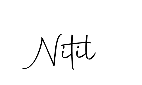 How to make Nitil signature? Autography-DOLnW is a professional autograph style. Create handwritten signature for Nitil name. Nitil signature style 10 images and pictures png