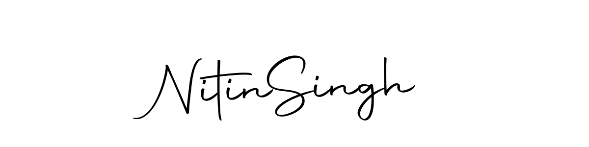 Design your own signature with our free online signature maker. With this signature software, you can create a handwritten (Autography-DOLnW) signature for name Nitin  Singh. Nitin  Singh signature style 10 images and pictures png