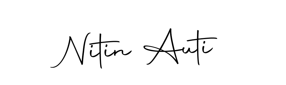 This is the best signature style for the Nitin Auti name. Also you like these signature font (Autography-DOLnW). Mix name signature. Nitin Auti signature style 10 images and pictures png