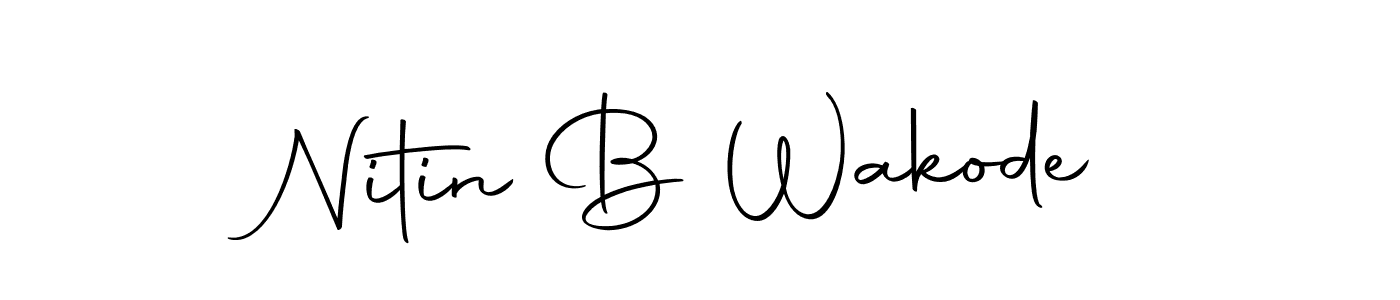 Also we have Nitin B Wakode name is the best signature style. Create professional handwritten signature collection using Autography-DOLnW autograph style. Nitin B Wakode signature style 10 images and pictures png