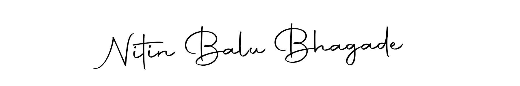 if you are searching for the best signature style for your name Nitin Balu Bhagade. so please give up your signature search. here we have designed multiple signature styles  using Autography-DOLnW. Nitin Balu Bhagade signature style 10 images and pictures png