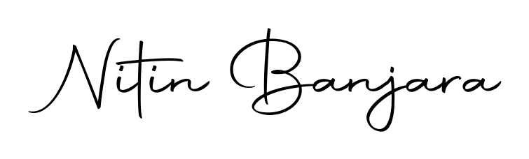 This is the best signature style for the Nitin Banjara name. Also you like these signature font (Autography-DOLnW). Mix name signature. Nitin Banjara signature style 10 images and pictures png