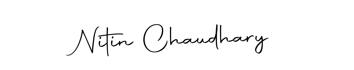 Nitin Chaudhary stylish signature style. Best Handwritten Sign (Autography-DOLnW) for my name. Handwritten Signature Collection Ideas for my name Nitin Chaudhary. Nitin Chaudhary signature style 10 images and pictures png