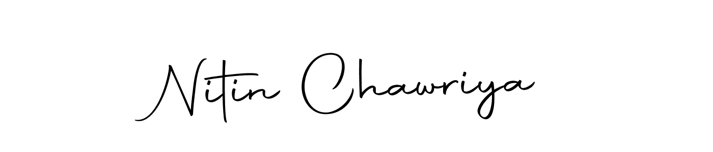 Design your own signature with our free online signature maker. With this signature software, you can create a handwritten (Autography-DOLnW) signature for name Nitin Chawriya. Nitin Chawriya signature style 10 images and pictures png