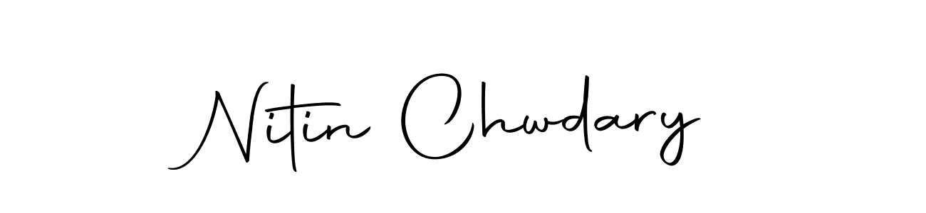 Here are the top 10 professional signature styles for the name Nitin Chwdary. These are the best autograph styles you can use for your name. Nitin Chwdary signature style 10 images and pictures png