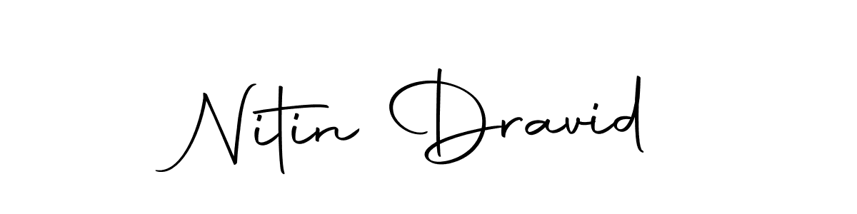 You should practise on your own different ways (Autography-DOLnW) to write your name (Nitin Dravid) in signature. don't let someone else do it for you. Nitin Dravid signature style 10 images and pictures png
