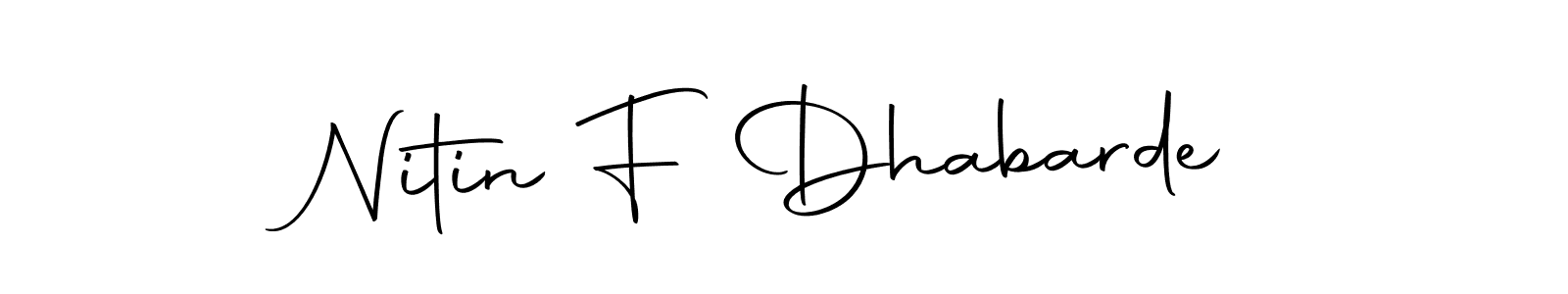 Also You can easily find your signature by using the search form. We will create Nitin F Dhabarde name handwritten signature images for you free of cost using Autography-DOLnW sign style. Nitin F Dhabarde signature style 10 images and pictures png