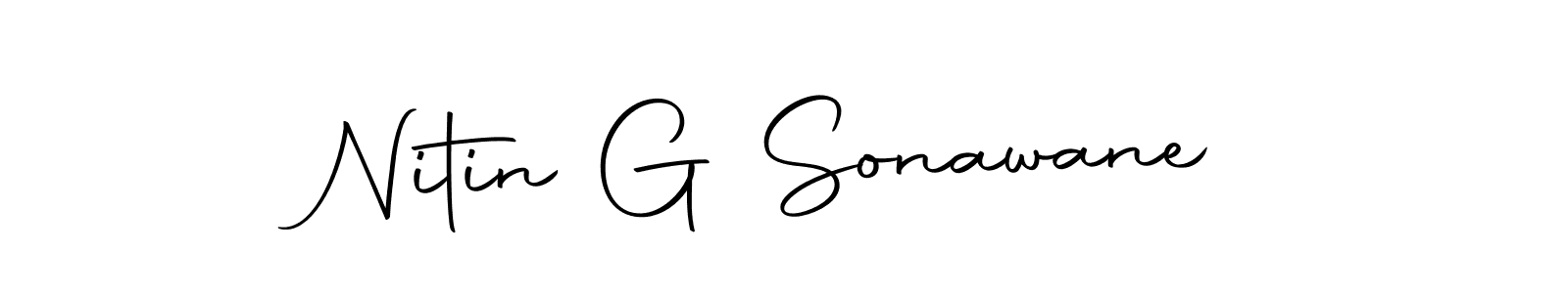 How to make Nitin G Sonawane signature? Autography-DOLnW is a professional autograph style. Create handwritten signature for Nitin G Sonawane name. Nitin G Sonawane signature style 10 images and pictures png