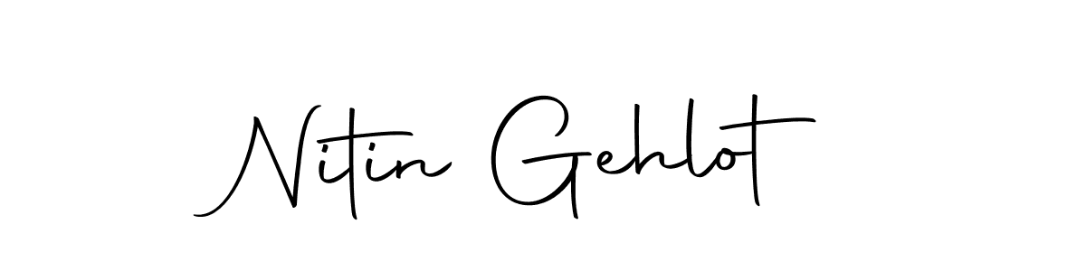 How to make Nitin Gehlot signature? Autography-DOLnW is a professional autograph style. Create handwritten signature for Nitin Gehlot name. Nitin Gehlot signature style 10 images and pictures png