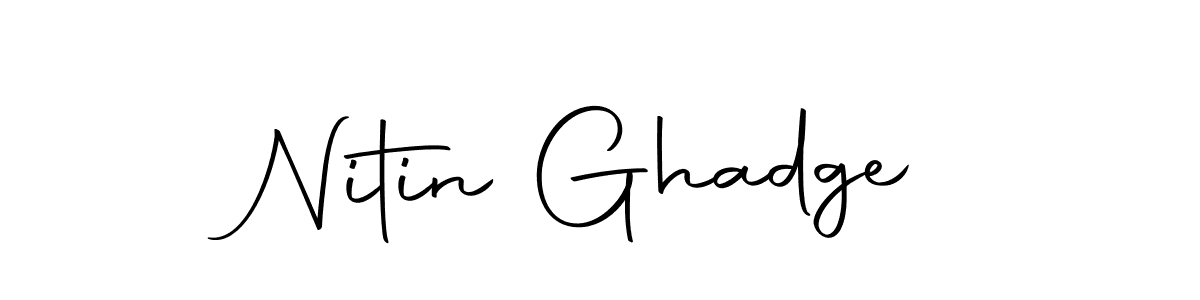 It looks lik you need a new signature style for name Nitin Ghadge. Design unique handwritten (Autography-DOLnW) signature with our free signature maker in just a few clicks. Nitin Ghadge signature style 10 images and pictures png