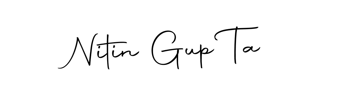 It looks lik you need a new signature style for name Nitin Gup Ta. Design unique handwritten (Autography-DOLnW) signature with our free signature maker in just a few clicks. Nitin Gup Ta signature style 10 images and pictures png