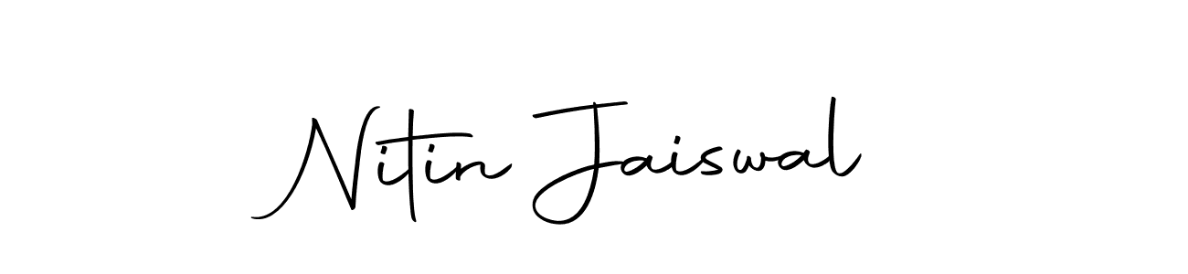 if you are searching for the best signature style for your name Nitin Jaiswal. so please give up your signature search. here we have designed multiple signature styles  using Autography-DOLnW. Nitin Jaiswal signature style 10 images and pictures png