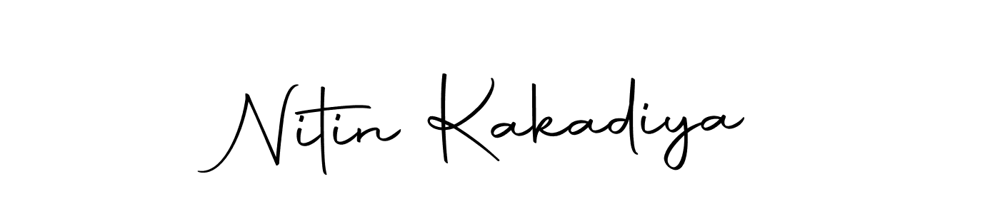 Make a beautiful signature design for name Nitin Kakadiya. Use this online signature maker to create a handwritten signature for free. Nitin Kakadiya signature style 10 images and pictures png