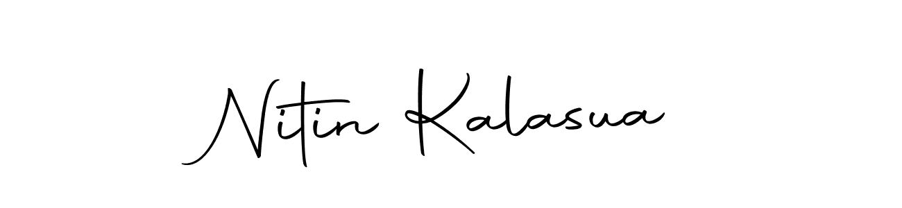 Use a signature maker to create a handwritten signature online. With this signature software, you can design (Autography-DOLnW) your own signature for name Nitin Kalasua. Nitin Kalasua signature style 10 images and pictures png