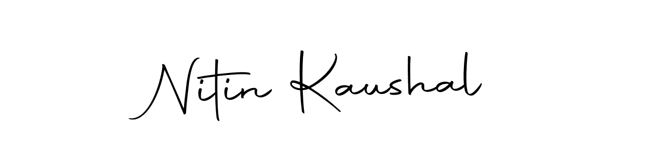 Make a beautiful signature design for name Nitin Kaushal. Use this online signature maker to create a handwritten signature for free. Nitin Kaushal signature style 10 images and pictures png