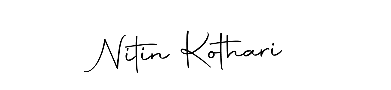 You can use this online signature creator to create a handwritten signature for the name Nitin Kothari. This is the best online autograph maker. Nitin Kothari signature style 10 images and pictures png