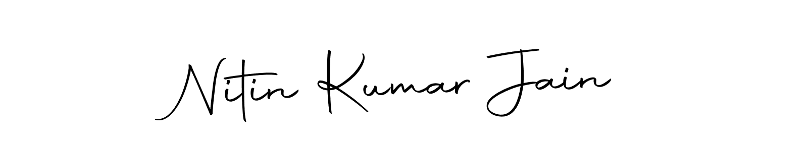 Also we have Nitin Kumar Jain name is the best signature style. Create professional handwritten signature collection using Autography-DOLnW autograph style. Nitin Kumar Jain signature style 10 images and pictures png