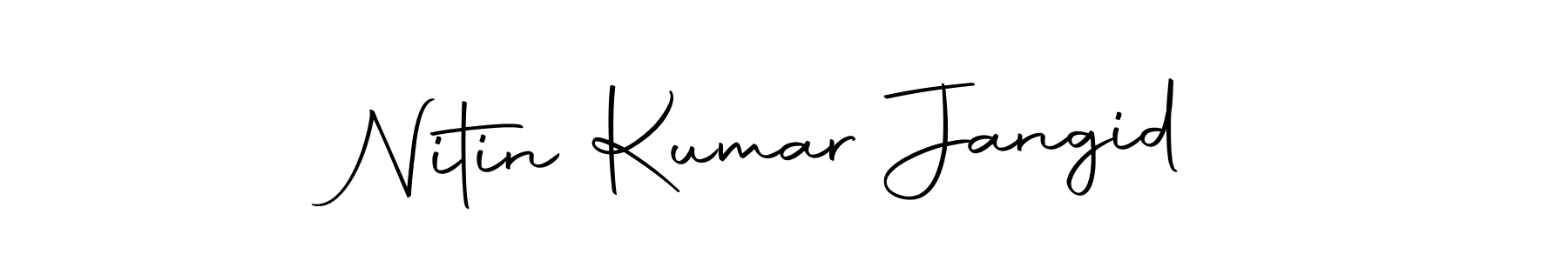 Make a beautiful signature design for name Nitin Kumar Jangid. With this signature (Autography-DOLnW) style, you can create a handwritten signature for free. Nitin Kumar Jangid signature style 10 images and pictures png