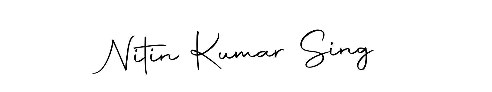 You can use this online signature creator to create a handwritten signature for the name Nitin Kumar Sing. This is the best online autograph maker. Nitin Kumar Sing signature style 10 images and pictures png