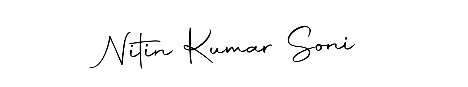 Make a beautiful signature design for name Nitin Kumar Soni. Use this online signature maker to create a handwritten signature for free. Nitin Kumar Soni signature style 10 images and pictures png