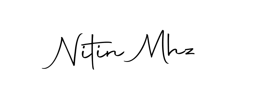 Make a beautiful signature design for name Nitin Mhz. With this signature (Autography-DOLnW) style, you can create a handwritten signature for free. Nitin Mhz signature style 10 images and pictures png