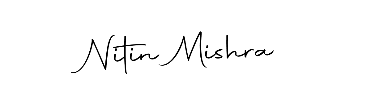 Use a signature maker to create a handwritten signature online. With this signature software, you can design (Autography-DOLnW) your own signature for name Nitin Mishra. Nitin Mishra signature style 10 images and pictures png