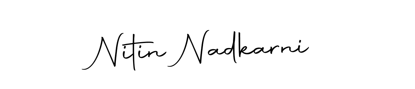 The best way (Autography-DOLnW) to make a short signature is to pick only two or three words in your name. The name Nitin Nadkarni include a total of six letters. For converting this name. Nitin Nadkarni signature style 10 images and pictures png