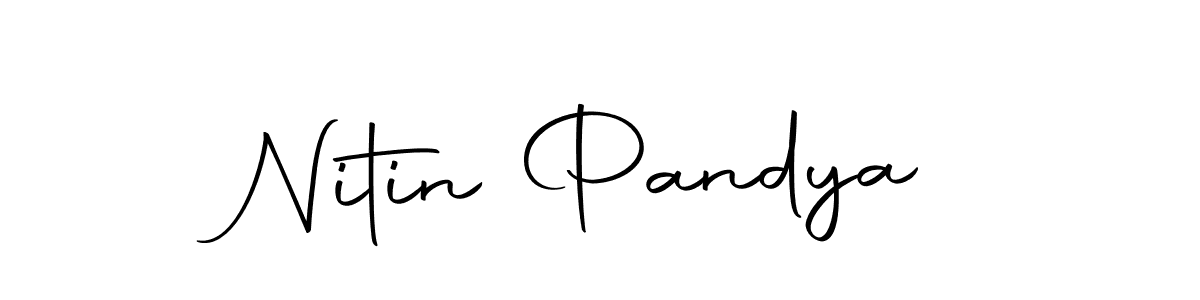 How to make Nitin Pandya signature? Autography-DOLnW is a professional autograph style. Create handwritten signature for Nitin Pandya name. Nitin Pandya signature style 10 images and pictures png