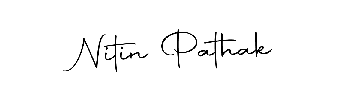 The best way (Autography-DOLnW) to make a short signature is to pick only two or three words in your name. The name Nitin Pathak include a total of six letters. For converting this name. Nitin Pathak signature style 10 images and pictures png