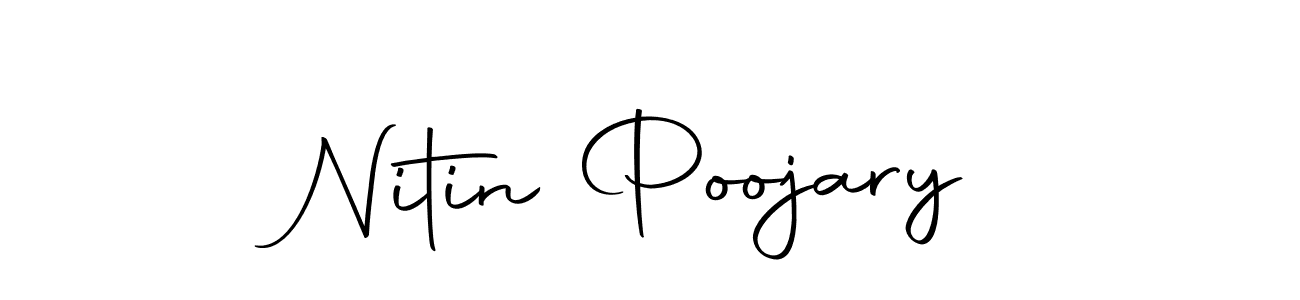 You can use this online signature creator to create a handwritten signature for the name Nitin Poojary. This is the best online autograph maker. Nitin Poojary signature style 10 images and pictures png