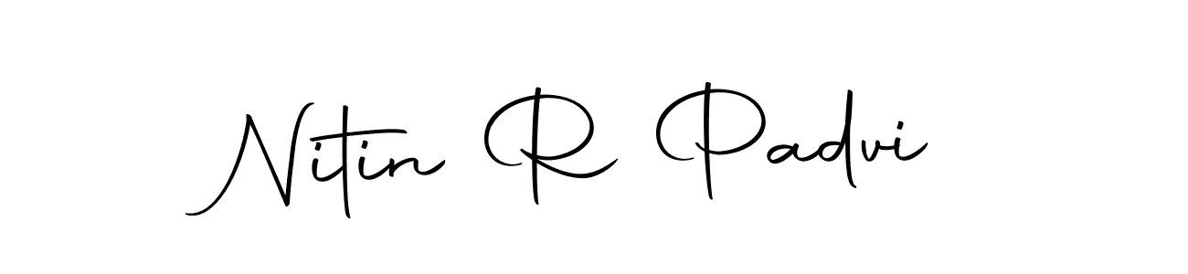 You should practise on your own different ways (Autography-DOLnW) to write your name (Nitin R Padvi) in signature. don't let someone else do it for you. Nitin R Padvi signature style 10 images and pictures png
