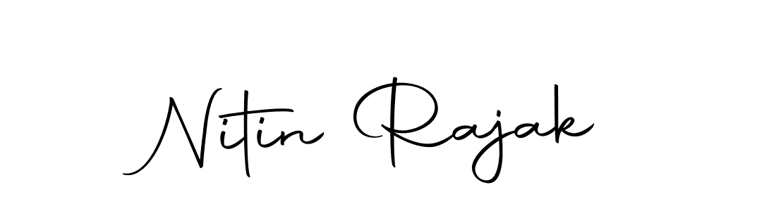 if you are searching for the best signature style for your name Nitin Rajak. so please give up your signature search. here we have designed multiple signature styles  using Autography-DOLnW. Nitin Rajak signature style 10 images and pictures png