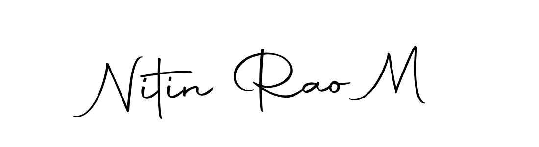 Also You can easily find your signature by using the search form. We will create Nitin Rao M name handwritten signature images for you free of cost using Autography-DOLnW sign style. Nitin Rao M signature style 10 images and pictures png