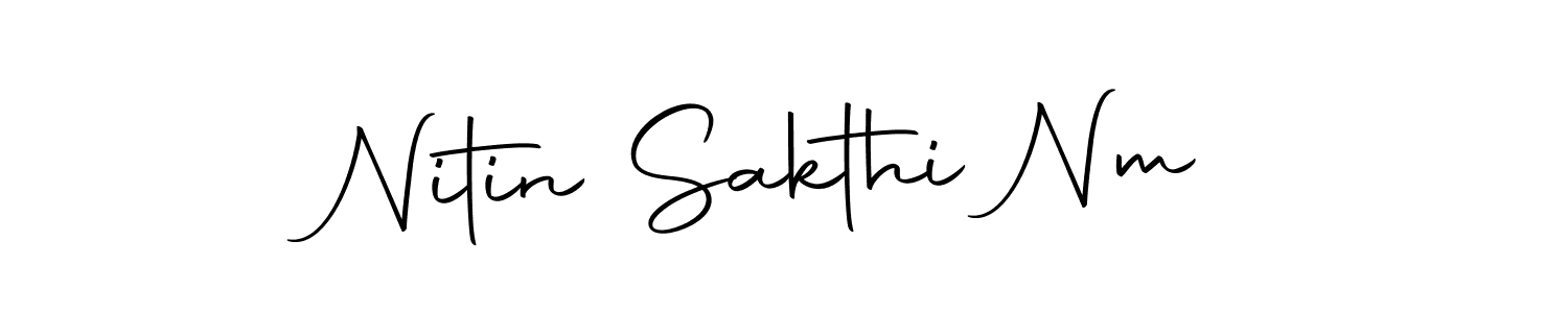 You should practise on your own different ways (Autography-DOLnW) to write your name (Nitin Sakthi Nm) in signature. don't let someone else do it for you. Nitin Sakthi Nm signature style 10 images and pictures png