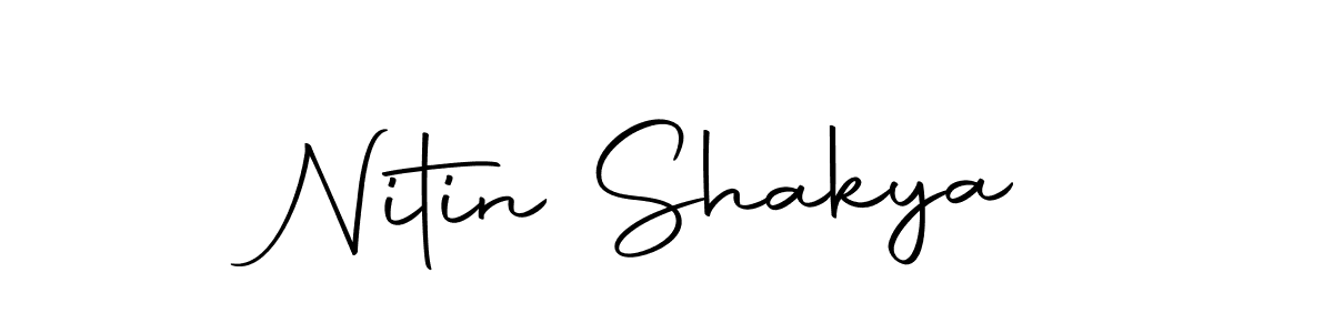 Create a beautiful signature design for name Nitin Shakya. With this signature (Autography-DOLnW) fonts, you can make a handwritten signature for free. Nitin Shakya signature style 10 images and pictures png