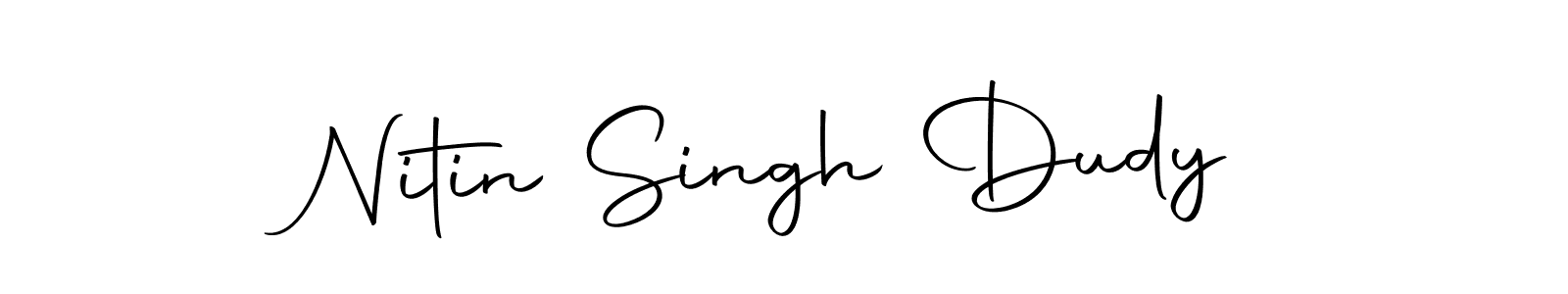 Make a beautiful signature design for name Nitin Singh Dudy. Use this online signature maker to create a handwritten signature for free. Nitin Singh Dudy signature style 10 images and pictures png