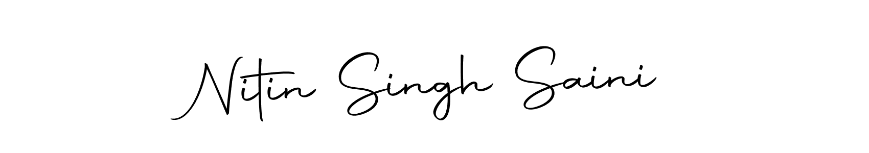 You can use this online signature creator to create a handwritten signature for the name Nitin Singh Saini. This is the best online autograph maker. Nitin Singh Saini signature style 10 images and pictures png