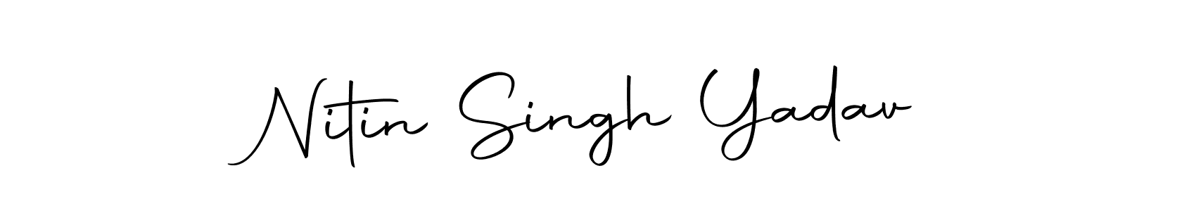 Design your own signature with our free online signature maker. With this signature software, you can create a handwritten (Autography-DOLnW) signature for name Nitin Singh Yadav. Nitin Singh Yadav signature style 10 images and pictures png