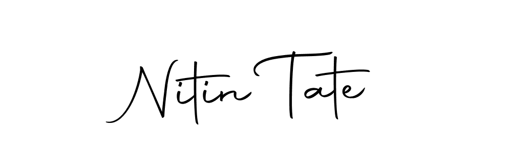 Also we have Nitin Tate name is the best signature style. Create professional handwritten signature collection using Autography-DOLnW autograph style. Nitin Tate signature style 10 images and pictures png