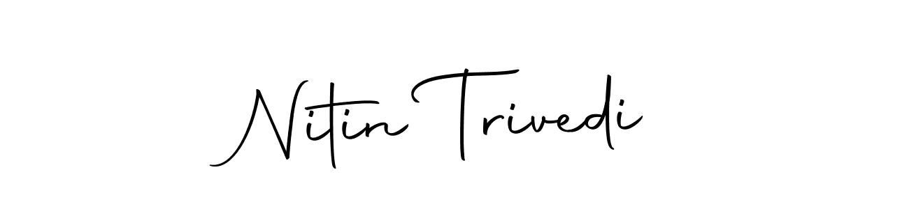 Nitin Trivedi stylish signature style. Best Handwritten Sign (Autography-DOLnW) for my name. Handwritten Signature Collection Ideas for my name Nitin Trivedi. Nitin Trivedi signature style 10 images and pictures png