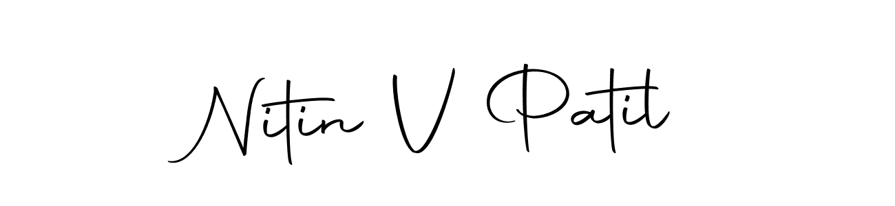 It looks lik you need a new signature style for name Nitin V Patil. Design unique handwritten (Autography-DOLnW) signature with our free signature maker in just a few clicks. Nitin V Patil signature style 10 images and pictures png