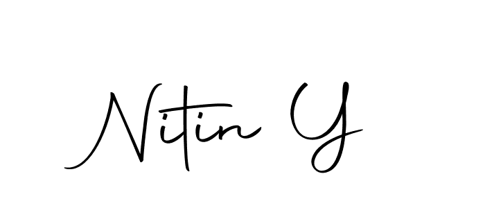 Here are the top 10 professional signature styles for the name Nitin Y. These are the best autograph styles you can use for your name. Nitin Y signature style 10 images and pictures png