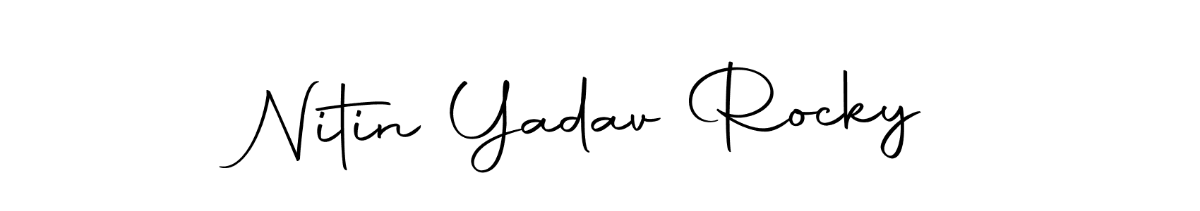 This is the best signature style for the Nitin Yadav Rocky name. Also you like these signature font (Autography-DOLnW). Mix name signature. Nitin Yadav Rocky signature style 10 images and pictures png