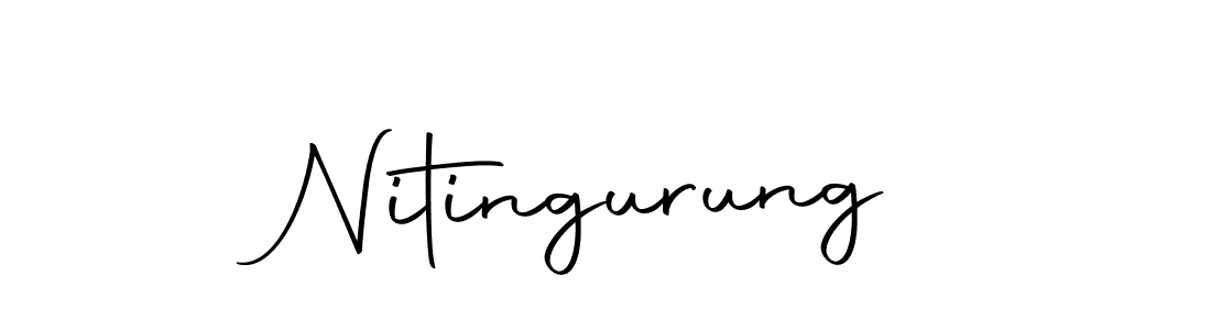 The best way (Autography-DOLnW) to make a short signature is to pick only two or three words in your name. The name Nitingurung include a total of six letters. For converting this name. Nitingurung signature style 10 images and pictures png